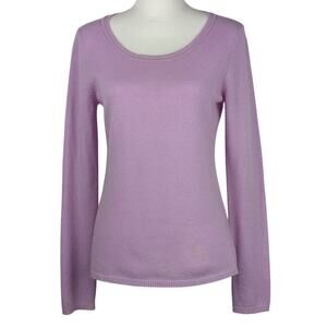 Vtge peck & peck cashmere sweaterSz SRare dusrt lilac color Shown on sz6  EUC
